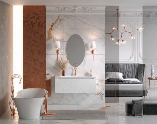 Подвесная тумба под раковину Clarberg Elegance EL0112 120см белый